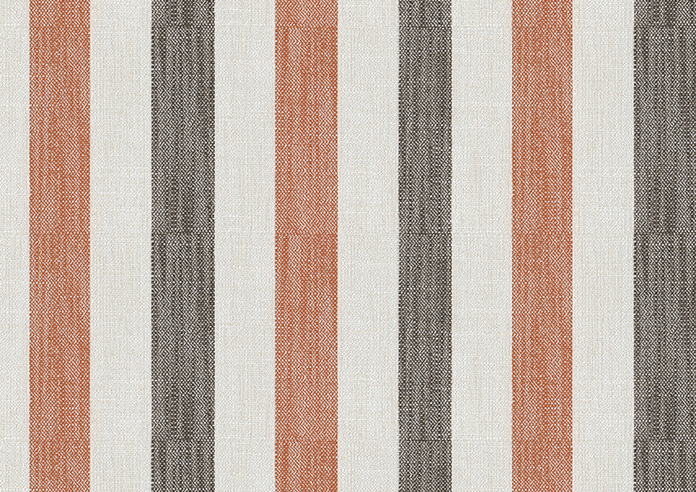 Abilene Stripe, Rust - Twist&Fit Roman Blind - Image 7